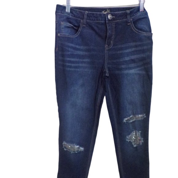 Justice Other - JUSTICE DARK WASH 18 1/2 SUPER SKINNY PLUS SIZE DENIM